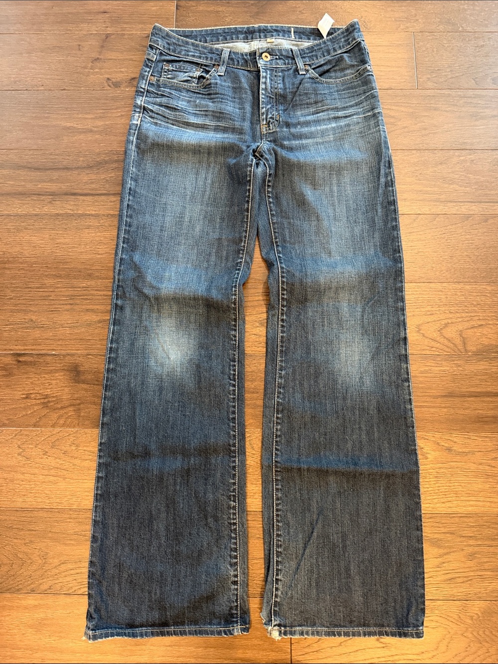 Vintage GAP Essential Stretch Low Rise Wide Leg Flare Jeans - Size 6 - C76-009